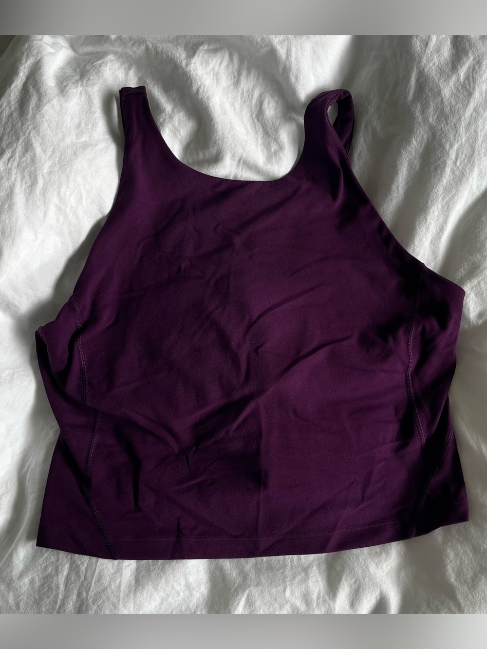 lululemon athletica Purple High Neck Align Cropped Tank size 10